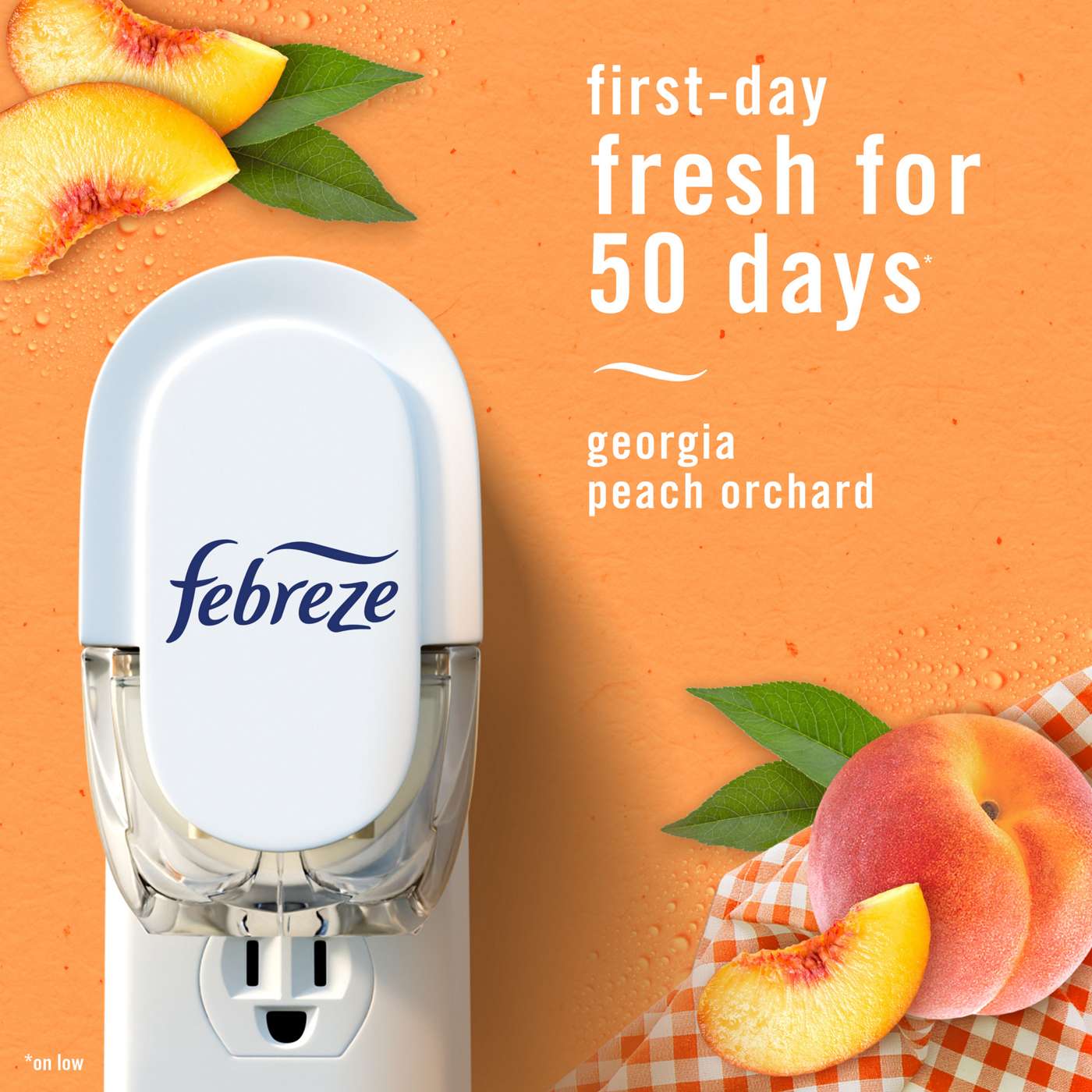 Febreze Plug Scented Oil Refill - Limited Edition Juicy Summer Peaches; image 2 of 4