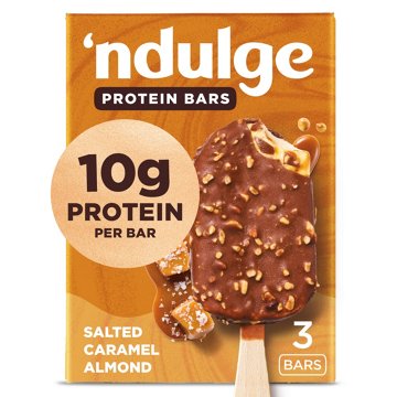 'ndulge Salted Caramel Almond High-Protein Ice Cream Bars