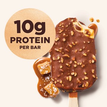 'ndulge Salted Caramel Almond High-Protein Ice Cream Bars