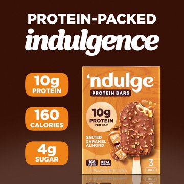 'ndulge Salted Caramel Almond High-Protein Ice Cream Bars