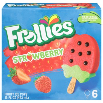 Frollies Strawberry Fruity Ice Pops