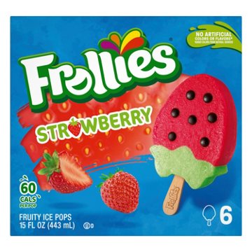 Frollies Strawberry Fruity Ice Pops