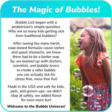 Bubble Lick Maple Bacon Flavored Bubbles, 2.5 oz