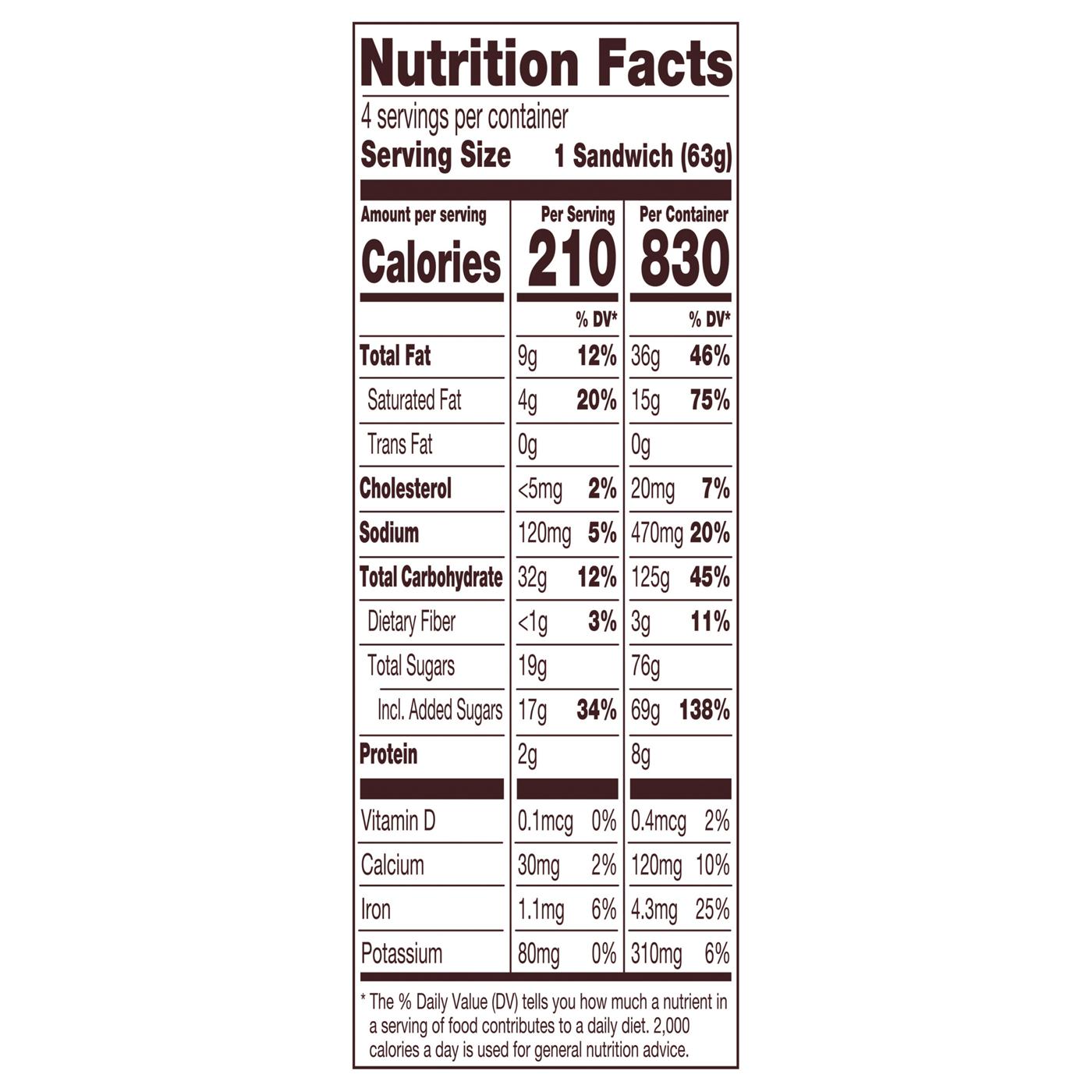 Nestle Toll House Chocolate Chip Cookie Sandwiches; image 2 of 3
