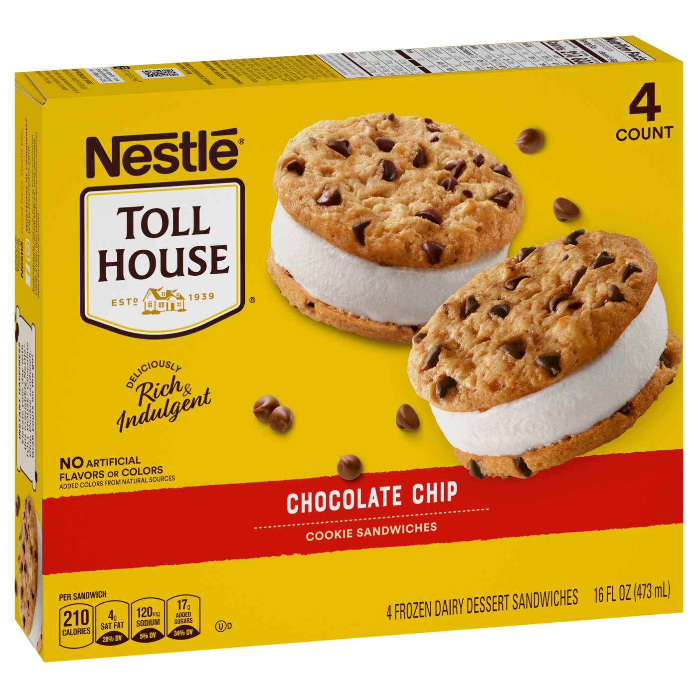 Nestle Toll House Chocolate Chip Cookie Sandwiches; image 3 of 3
