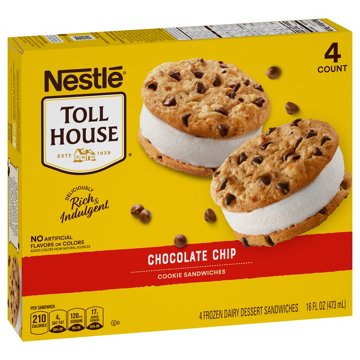 Nestle Toll House Chocolate Chip Cookie Sandwiches, 4 ct