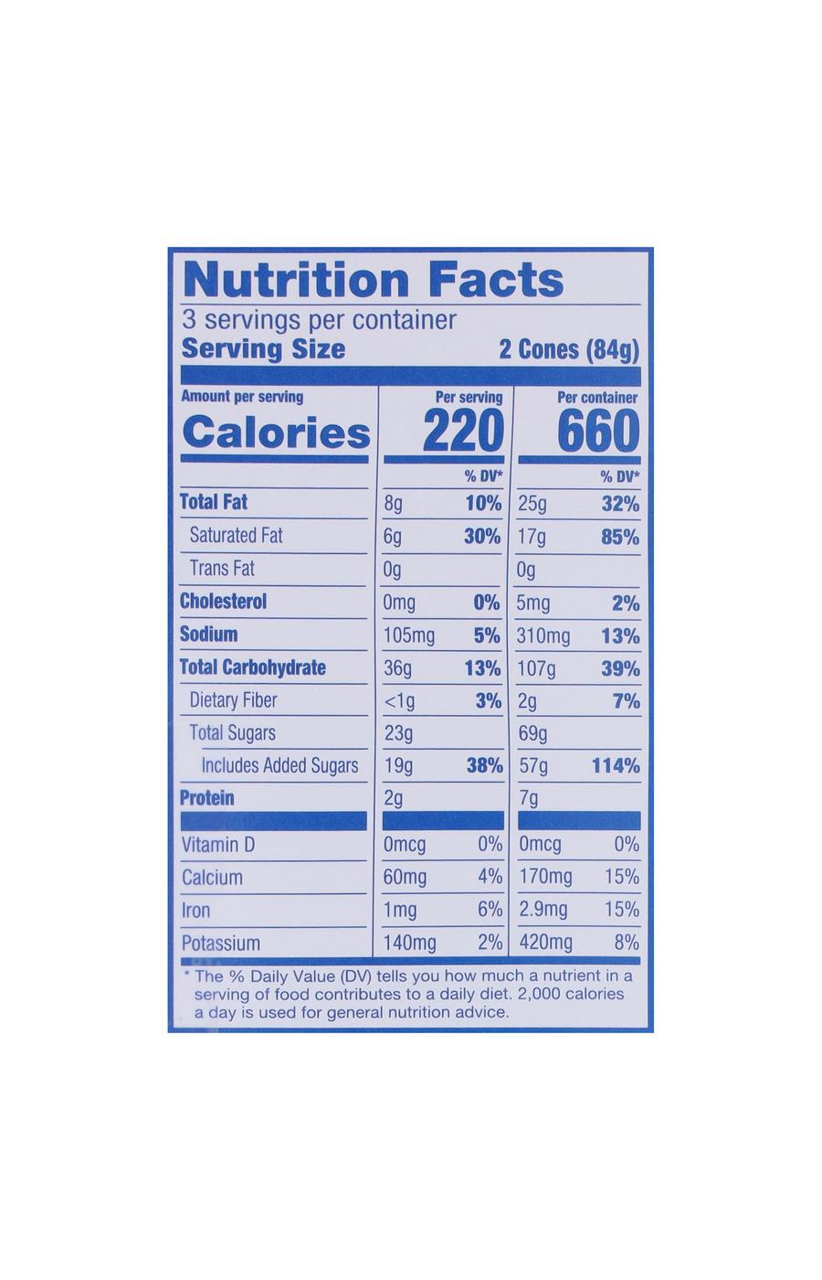 OREO Mini Dairy Dessert Cones; image 2 of 4