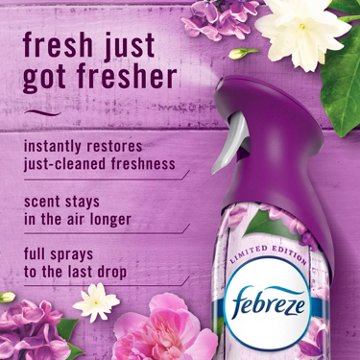 Febreze Air Mist Freshener Odor Fighting Room Spray - Lilac Sunrise Scent