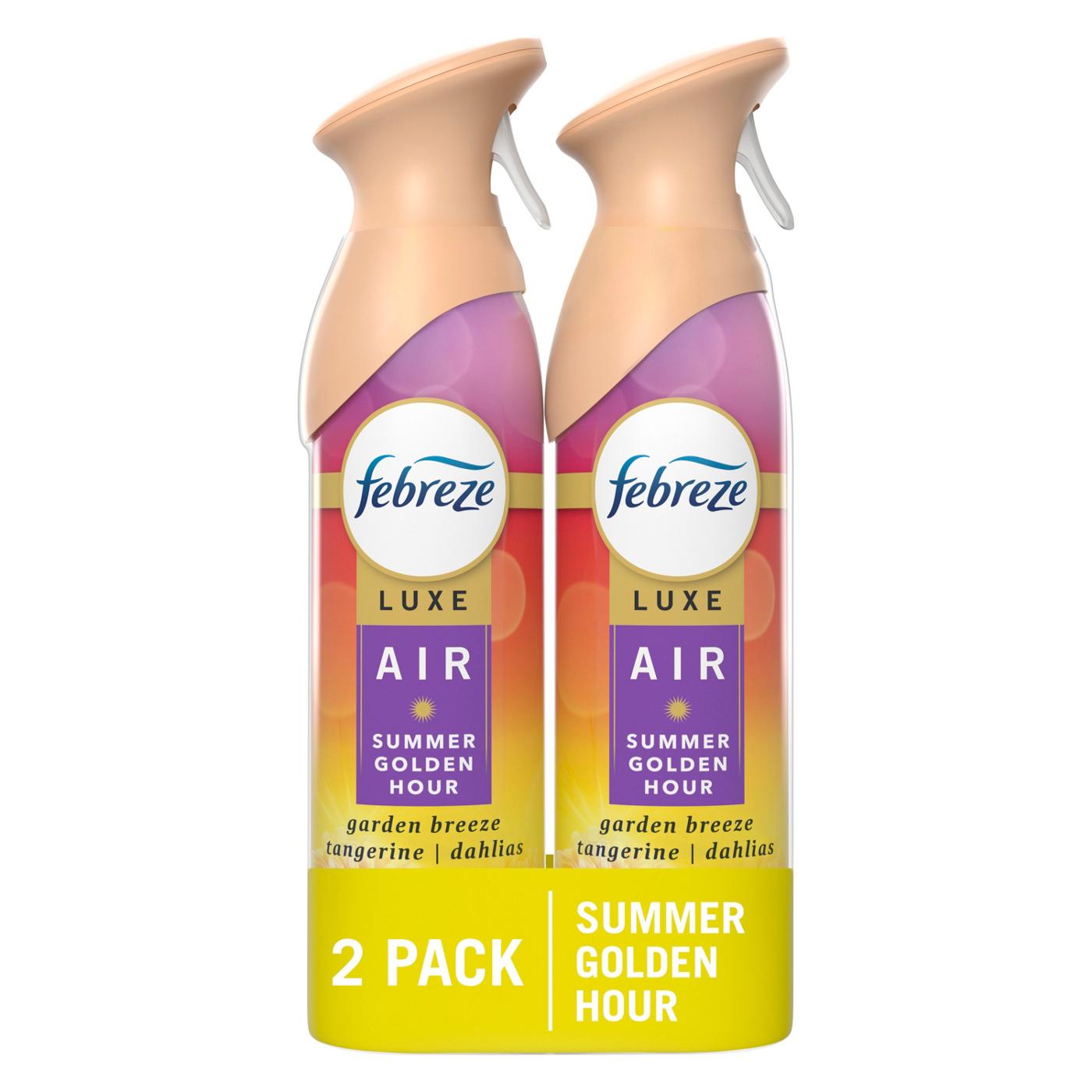 Febreze Luxe Air Freshener Spray - Summer Golden Hour; image 1 of 10