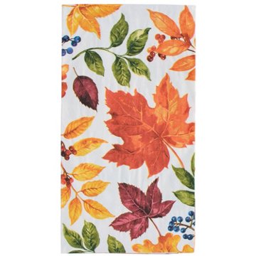 Destination Holiday Guest Paper Napkins - Leaves, 16 ct