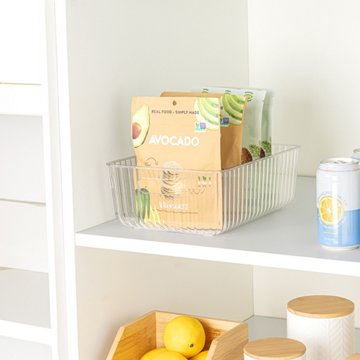 Smart Design 8" x 12" Medium Clear Basket