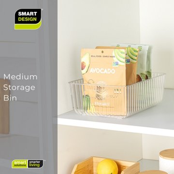 Smart Design 8" x 12" Medium Clear Basket