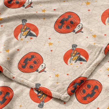 Peanuts Spooky Pals Silk Touch Halloween Throw, 50'' x 70''