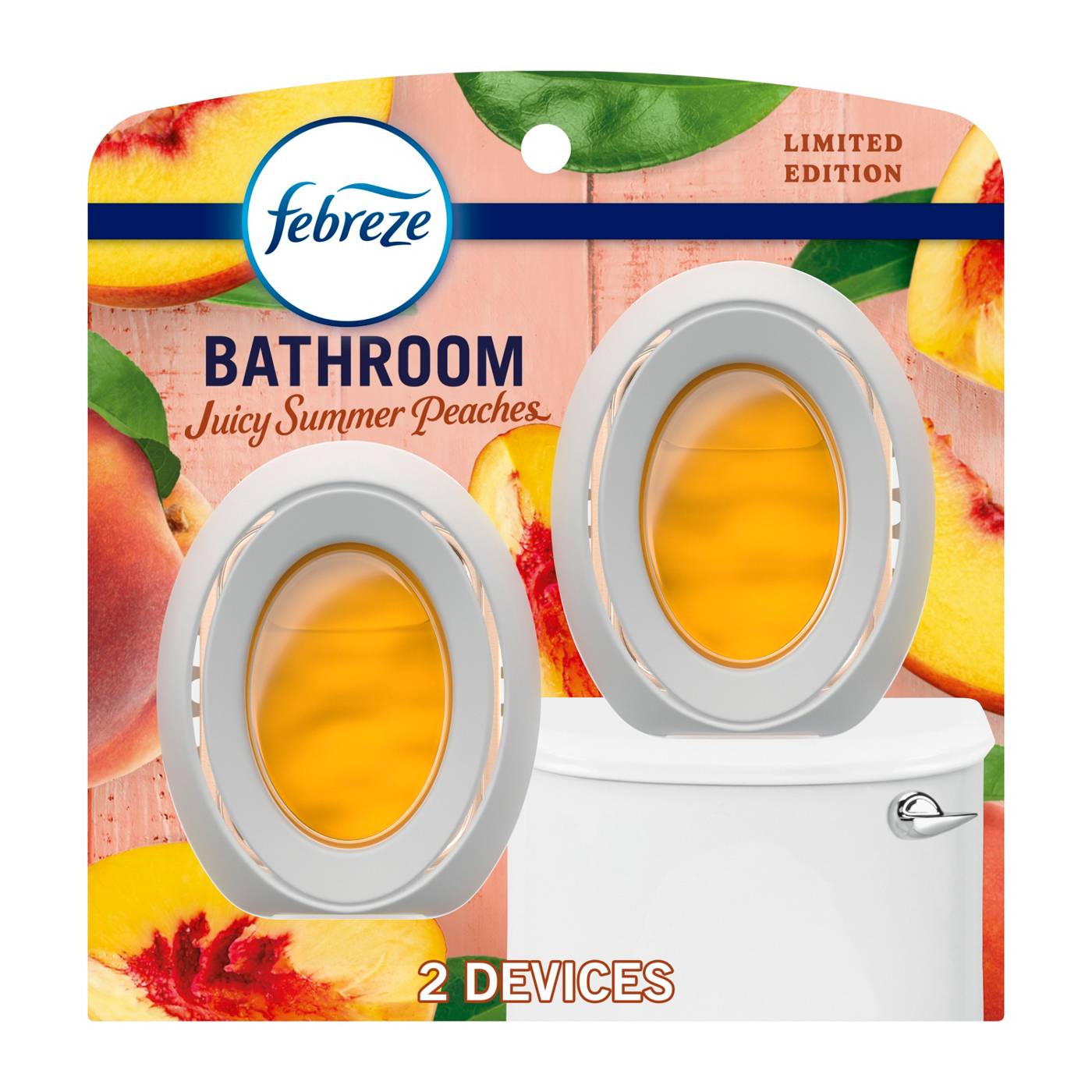 Febreze Bathroom Air Freshener - Juicy Summer Peaches; image 1 of 8