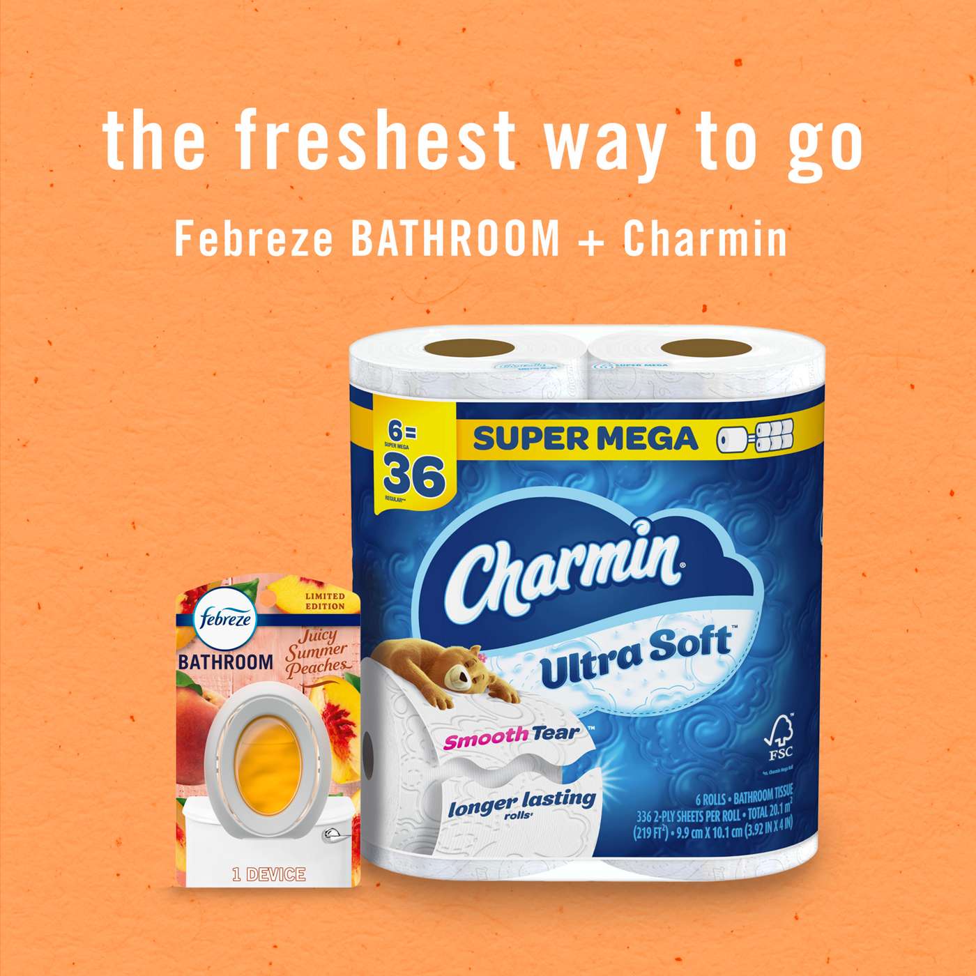 Febreze Bathroom Air Freshener - Juicy Summer Peaches; image 6 of 8