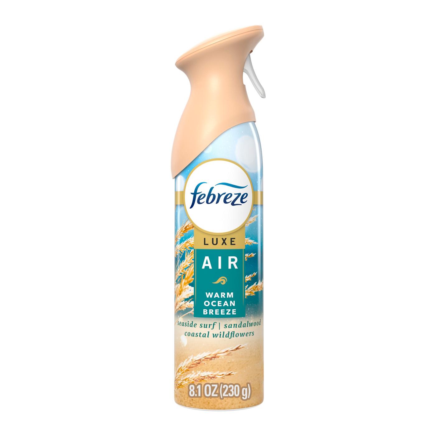 Febreze Luxe Air Freshener Spray - Warm Ocean Breeze; image 1 of 8