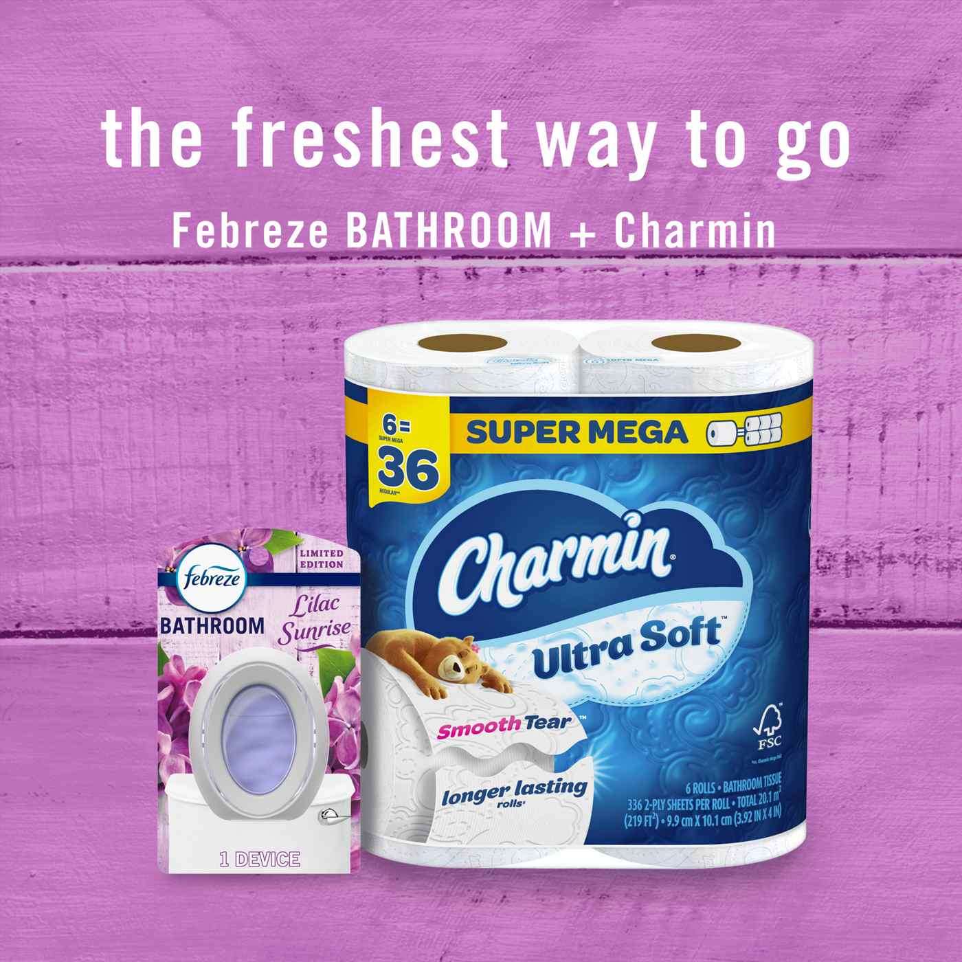 Febreze Bathroom Air Freshener - Lilac Sunrise; image 6 of 8