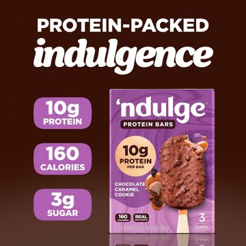 'ndulge Chocolate Caramel Cookie High-Protein Ice Cream Bars