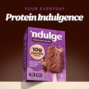 'ndulge Chocolate Caramel Cookie High-Protein Ice Cream Bars