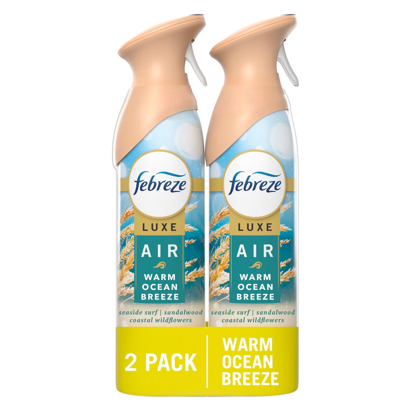 Febreze Luxe Air Freshener Spray - Warm Ocean Breeze; image 1 of 10