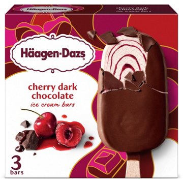 Häagen-Dazs Cherry Dark Chocolate Ice Cream Bars