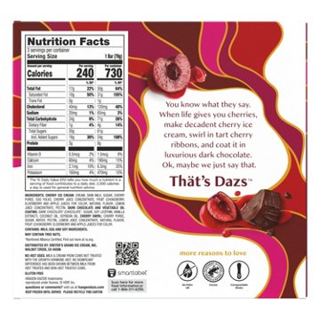 Häagen-Dazs Cherry Dark Chocolate Ice Cream Bars