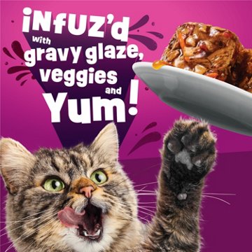 Friskies Wet Cat Food -Glaz'd & Infuz'd With Gravy Glaz'd Shrimp