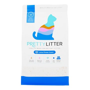 PrettyLitter Health Monitoring Cat Litter - Lotus Flower