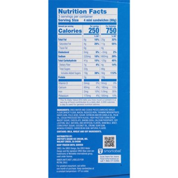 OREO Dairy Dessert Mini Sandwiches, 12 ct