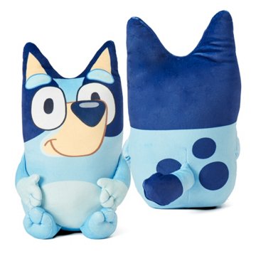 Bluey Dreamland Fantasy Hugger Pillow & Silk Touch Throw Blanket Set, 2 pc