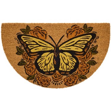 Destination Holiday Monarch Coir Doormat