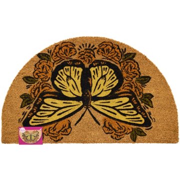 Destination Holiday Monarch Coir Doormat
