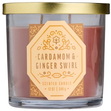 Destination Holiday Cardamom & Ginger Swirl 2 Wick Candle