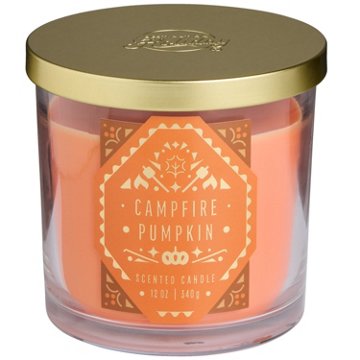 Destination Holiday Campfire Pumpkin Scented 2 Wick Candle
