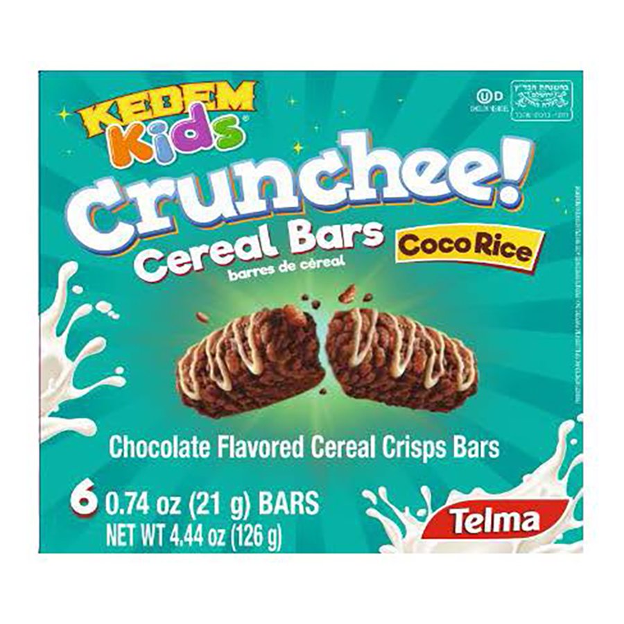 Kedem Kosher Crunchee! Coco Rice Cereal Bars - Shop Granola & snack ...