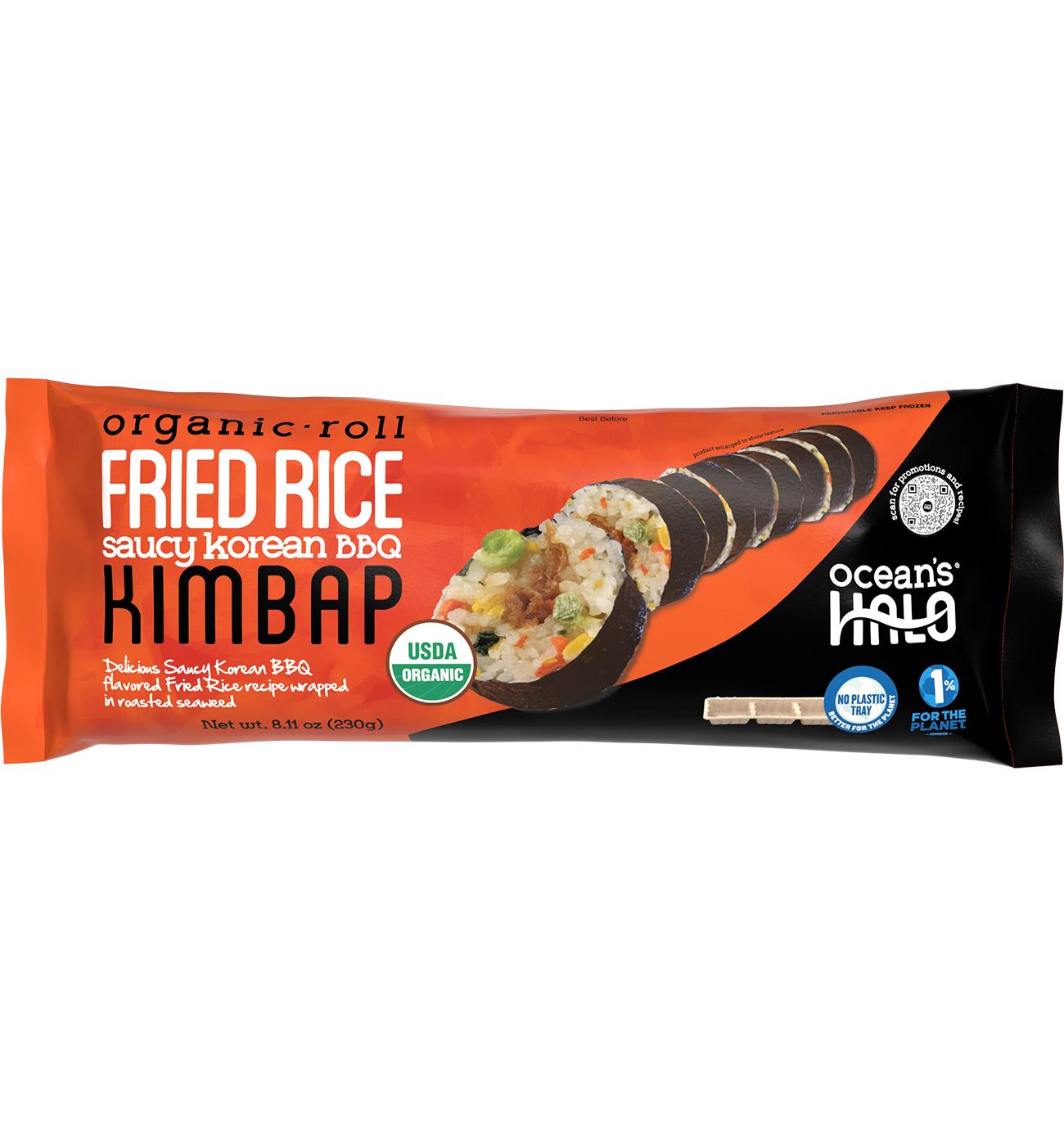Ocean's Halo Organic Korean BBQ Fried Rice Kimbap Roll; image 1 of 2