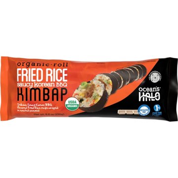 Ocean's Halo Organic Korean BBQ Fried Rice Kimbap Roll, 8.11 oz
