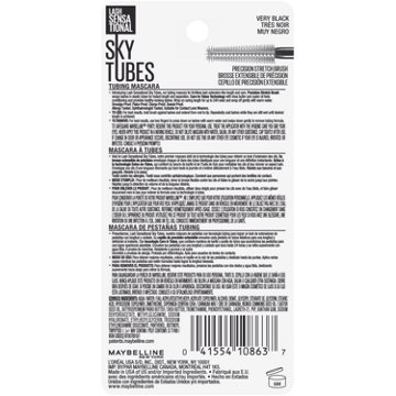Maybelline Last Sensational Sky Tubes Mascara - Very Black