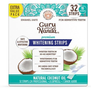 Guru Nanda Premium Whitening Strips, 32 ct