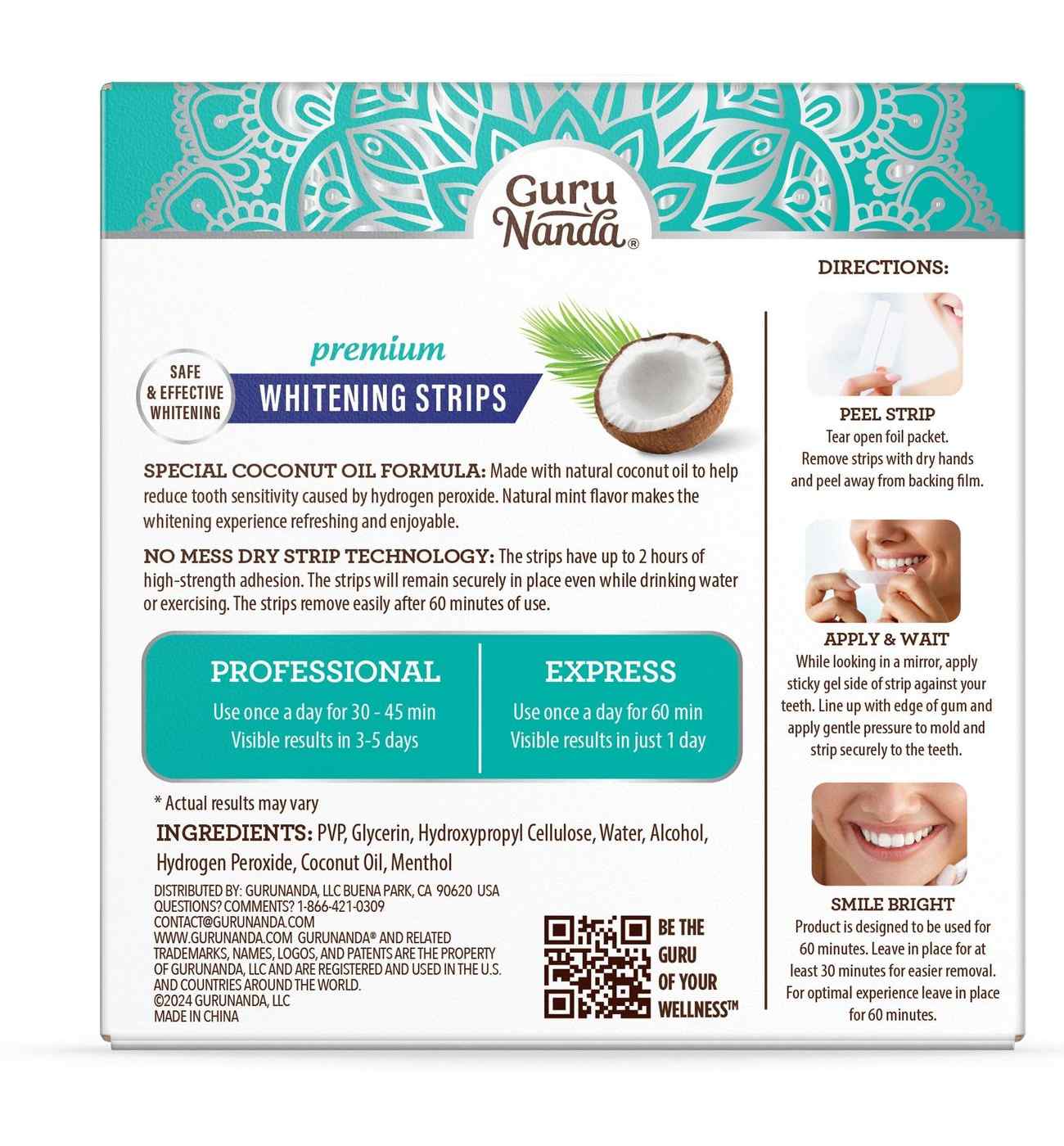 Guru Nanda Premium Whitening Strips; image 2 of 2