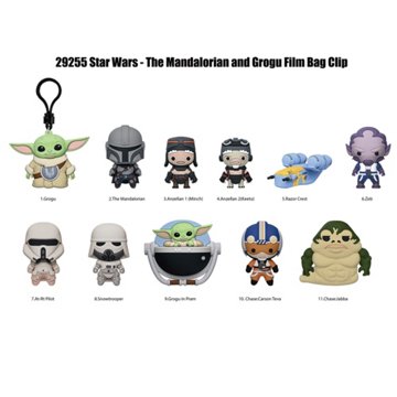 Star Wars The Mandalorian & Grogu Foam Bag Clip Surprise Blind Pack - Series 1