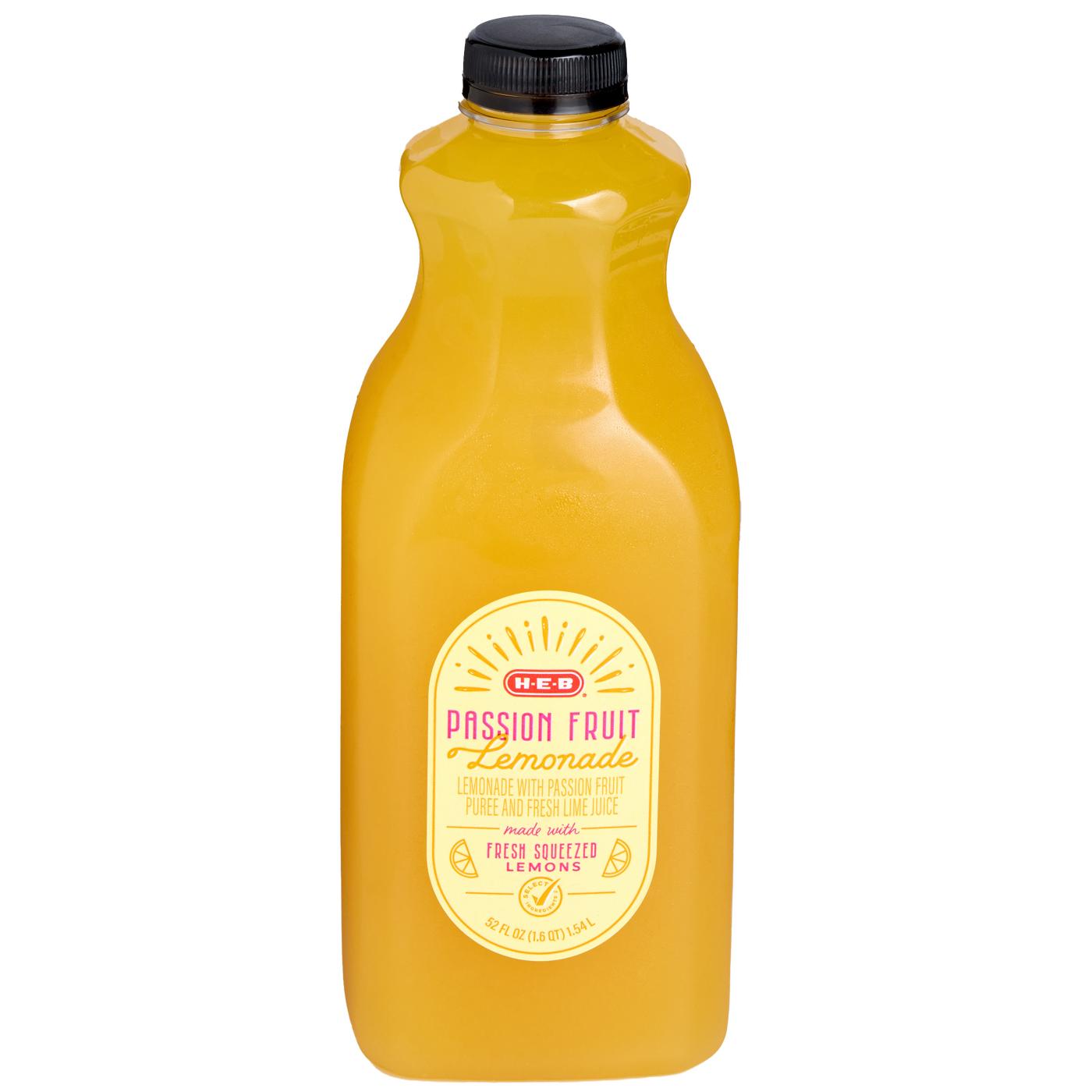 H-E-B Fresh Passion Fruit Lemonade; image 3 of 4