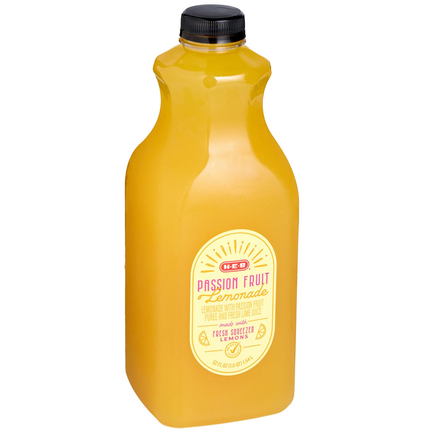H-E-B Fresh Passion Fruit Lemonade; image 4 of 4