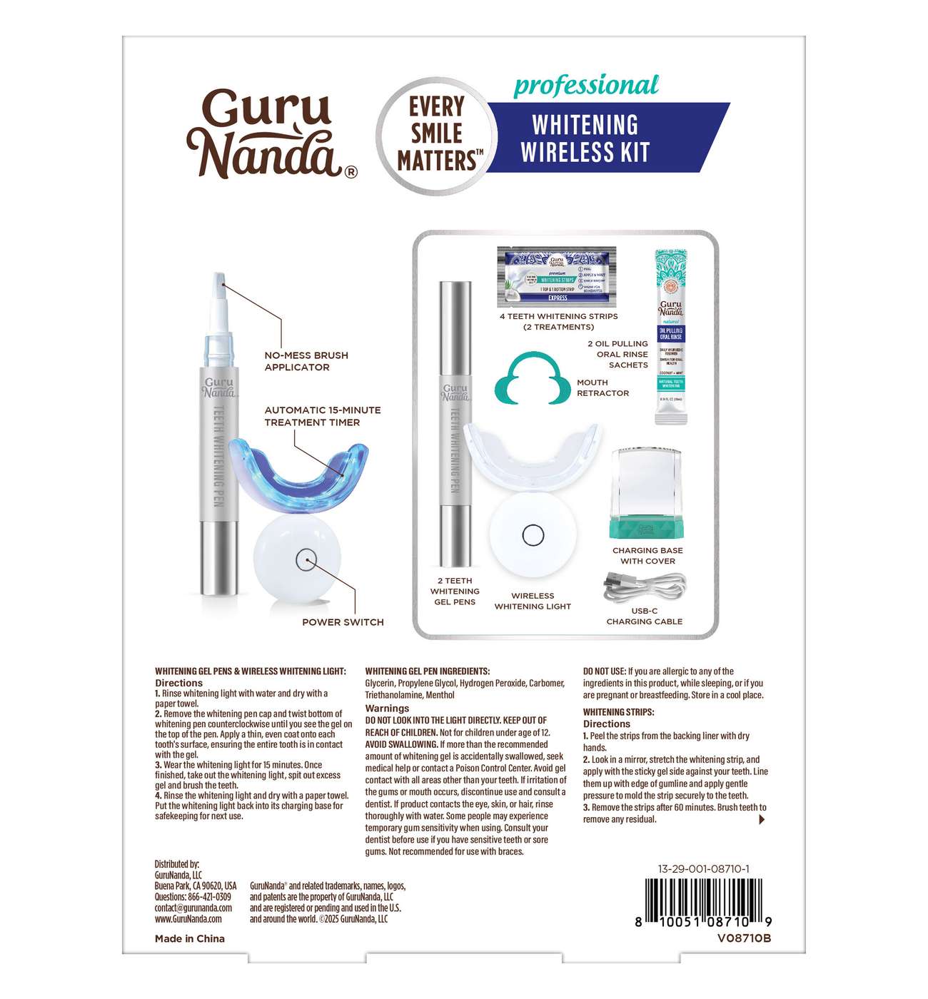 Guru Nanda Professional Whitening Wireless Kit; image 2 of 2