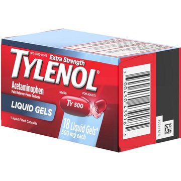Tylenol Extra Strength Acetaminophen Liquid Gels