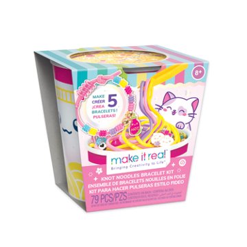 Make It Real Knot Noodles Bracelet Kit, 79 pc