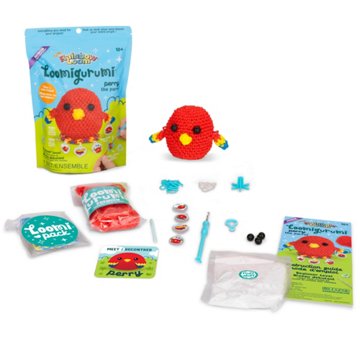 Rainbow Loom Loomigurumi Perry the Parrot Beginner Rubber Band Crochet Kit