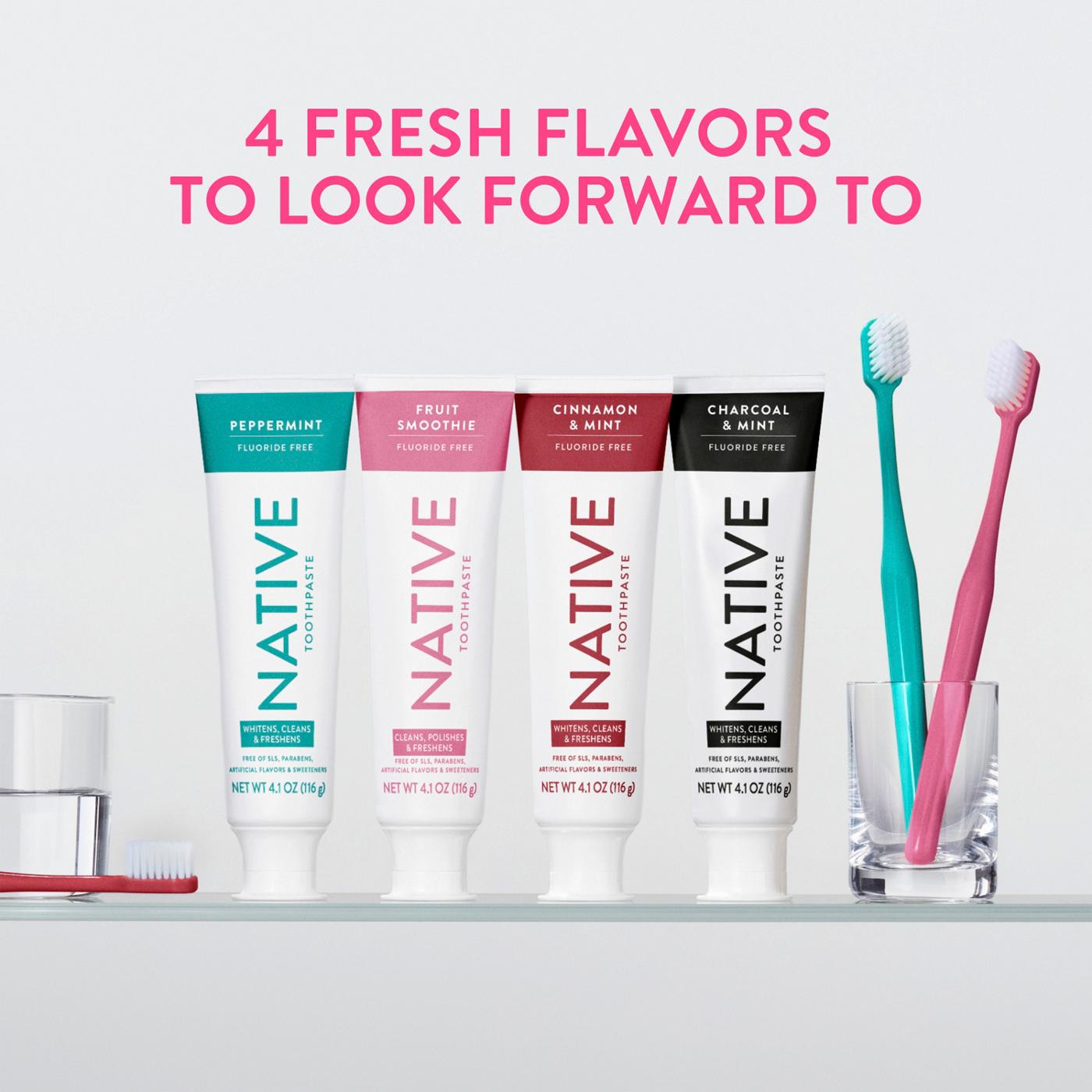 Native Fluoride Free Toothpaste - Fruit Smoothie; image 8 of 10