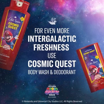 Old Spice Limited Edition Super Mario Body Spray - Cosmic Quest