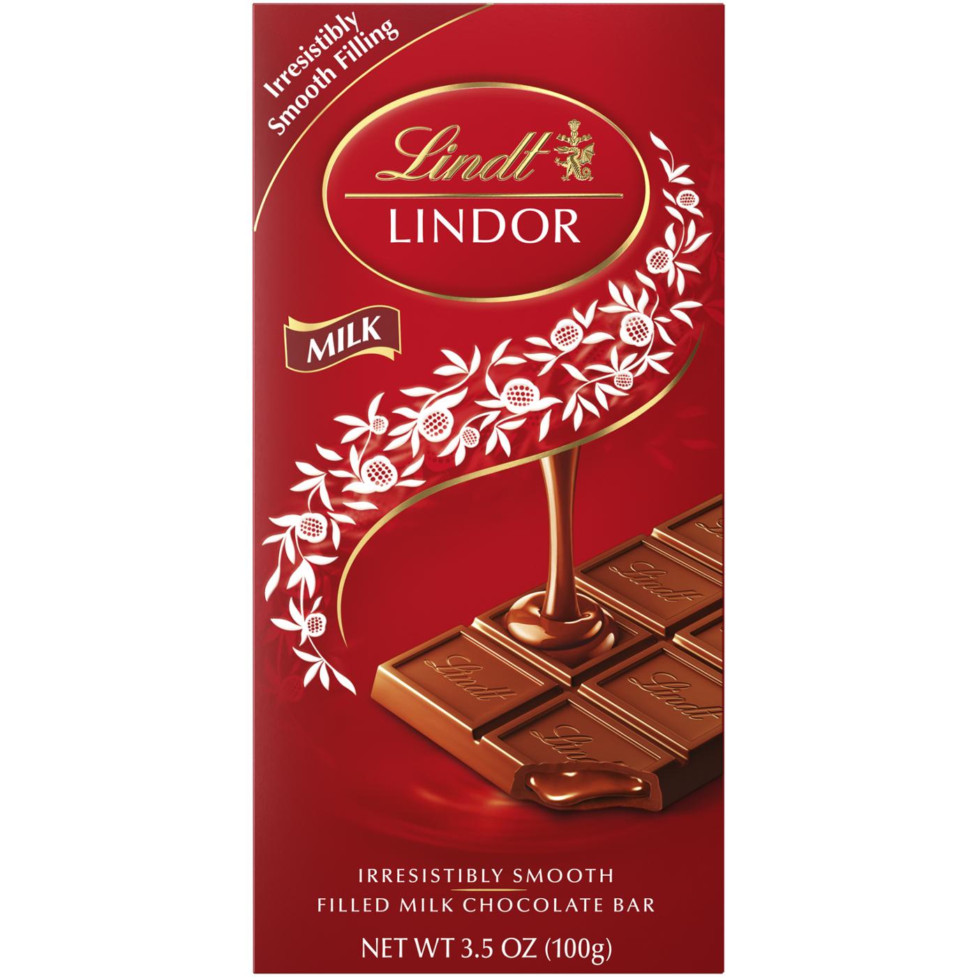 Lindt Lindor Filled Milk Chocolate Bar; image 1 of 2